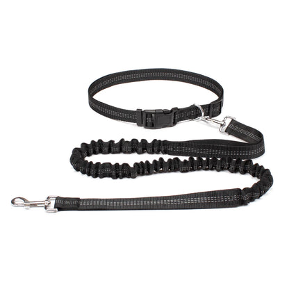 Adjustable Hands-Free Dog Leash with Waist Belt and Chest Strap for Walking, Running, and Jogging - Premium Pet Accessory