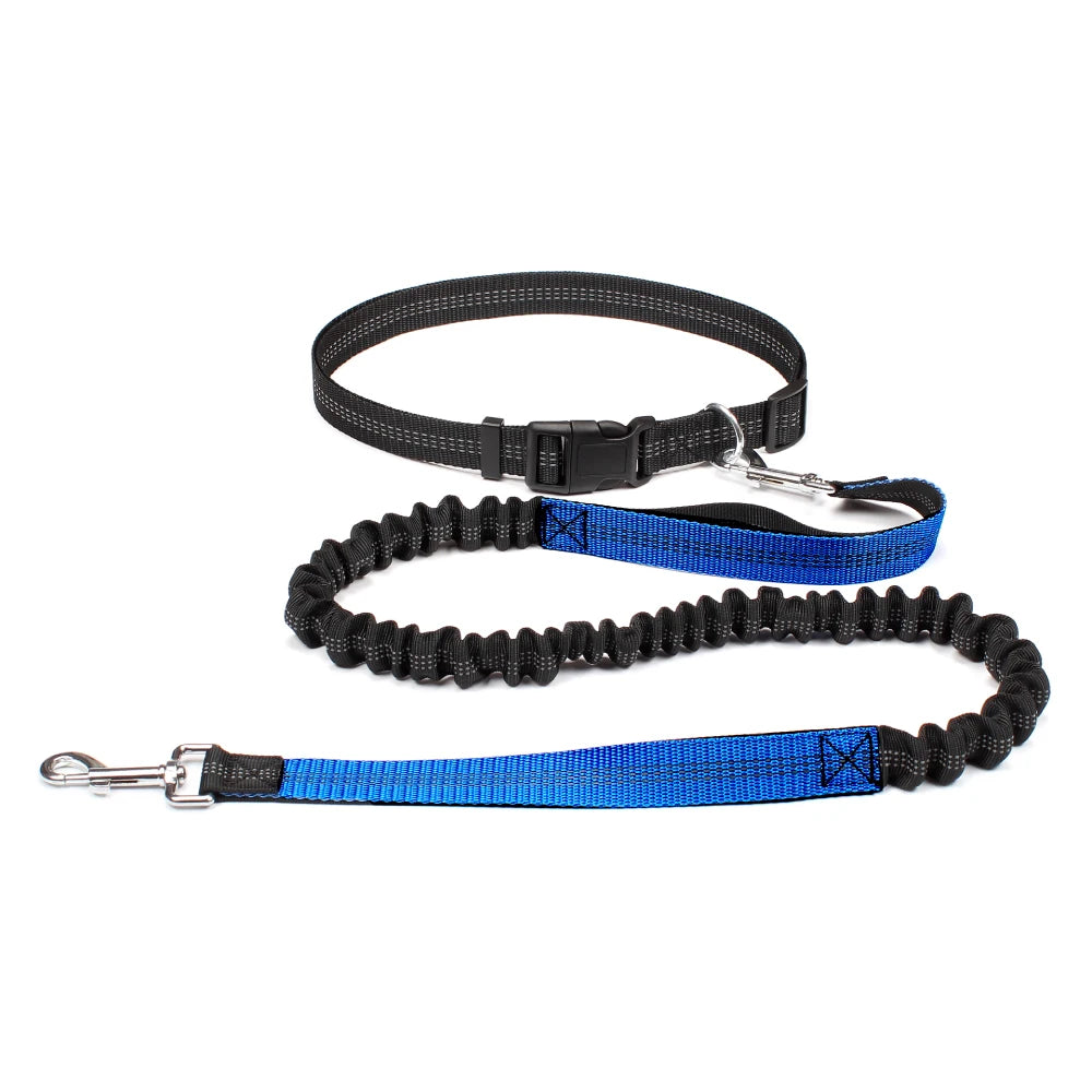 Adjustable Hands-Free Dog Leash with Waist Belt and Chest Strap for Walking, Running, and Jogging - Premium Pet Accessory