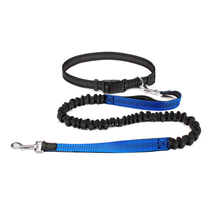 Adjustable Hands-Free Dog Leash with Waist Belt and Chest Strap for Walking, Running, and Jogging - Premium Pet Accessory